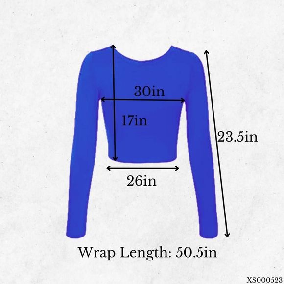 Agnes & Dora‎ Wrap Crop Top Women's Size Small Gray Ribbed Long-Sleeve V Neck - Picture 3 of 6